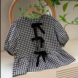 • viral TikTok gingham blouse •
